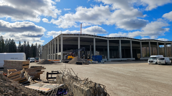 A new plastics recycling centre is rising in Hyvinkää